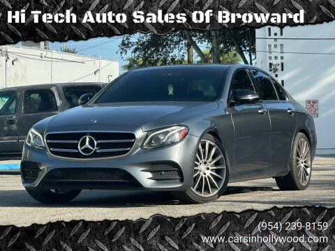 2019 Mercedes-Benz E-Class for sale at Hi Tech Auto Sales Of Broward in Hollywood FL