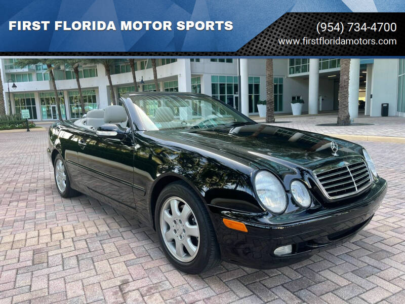 2002 Mercedes-Benz CLK for sale at FIRST FLORIDA MOTOR SPORTS in Pompano Beach FL