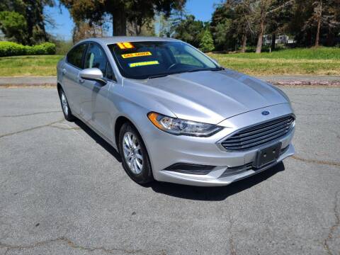 2018 Ford Fusion for sale at ROBLES MOTORS in San Jose CA