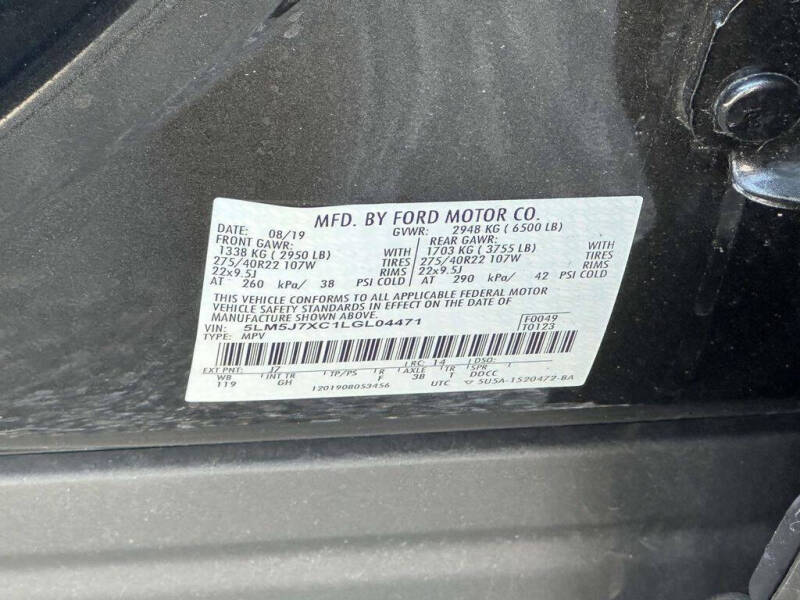 2020 Lincoln Aviator Reserve