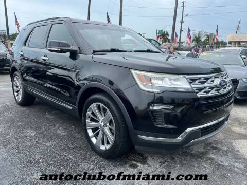 2018 Ford Explorer for sale at AUTO CLUB OF MIAMI, INC in Miami FL