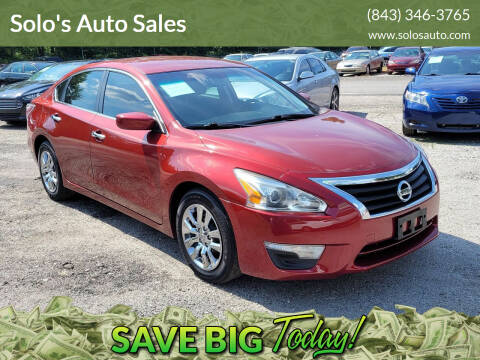 2014 Nissan Altima for sale at Solo's Auto Sales in Timmonsville SC