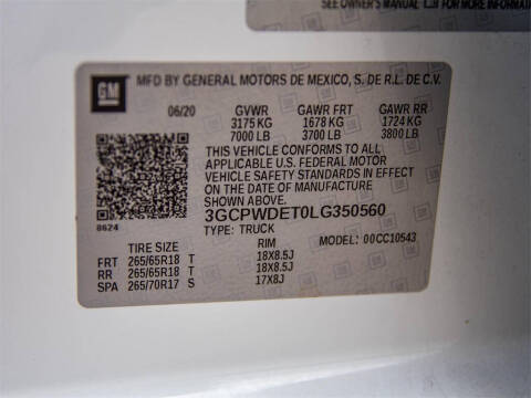 2020 Chevrolet Silverado 1500