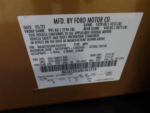 2022 Ford EcoSport SES