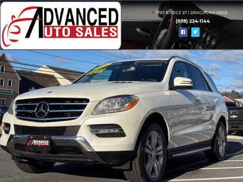 2013 Mercedes-Benz M-Class for sale at Advanced Auto Sales in Dracut MA