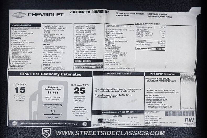 2009 Chevrolet Corvette