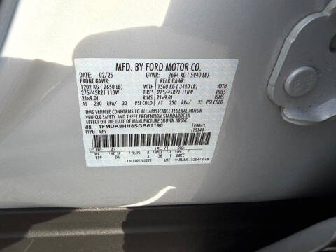 2025 Ford Explorer Platinum