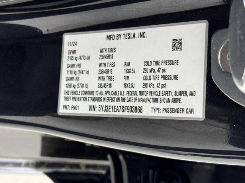 2025 Tesla Model 3 Long Range