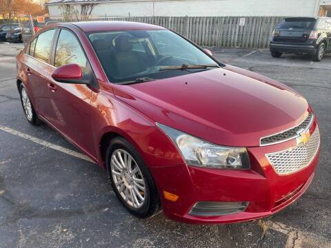 2012 Chevrolet Cruze for sale at speedy auto sales in Indianapolis IN