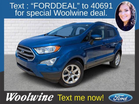 2019 Ford EcoSport for sale at Woolwine Ford Lincoln in Collins MS