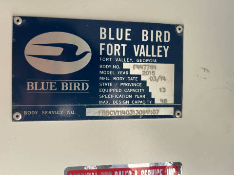 2015 Blue Bird Vision