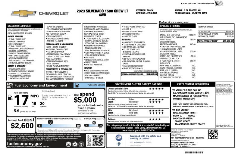 2023 Chevrolet Silverado 1500 LT