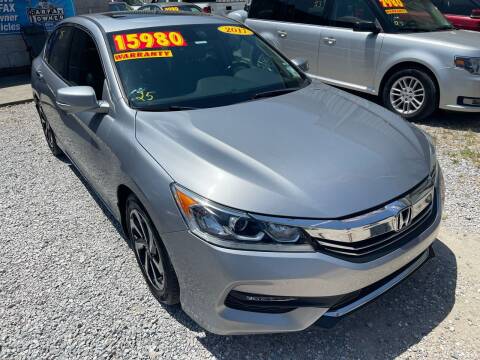 2017 Honda Accord for sale at CHEAPIE AUTO SALES INC in Metairie LA