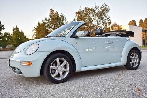2004 Volkswagen New Beetle Convertible for sale at VCB INTERNATIONAL BUSINESS in Van Nuys CA