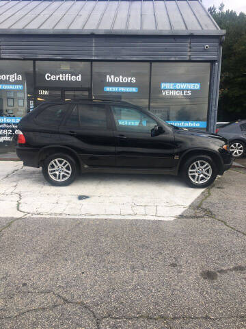 2006 BMW X5 for sale at Georgia Certified Motors in Stockbridge GA