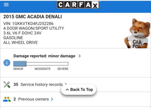 2015 GMC Acadia Denali