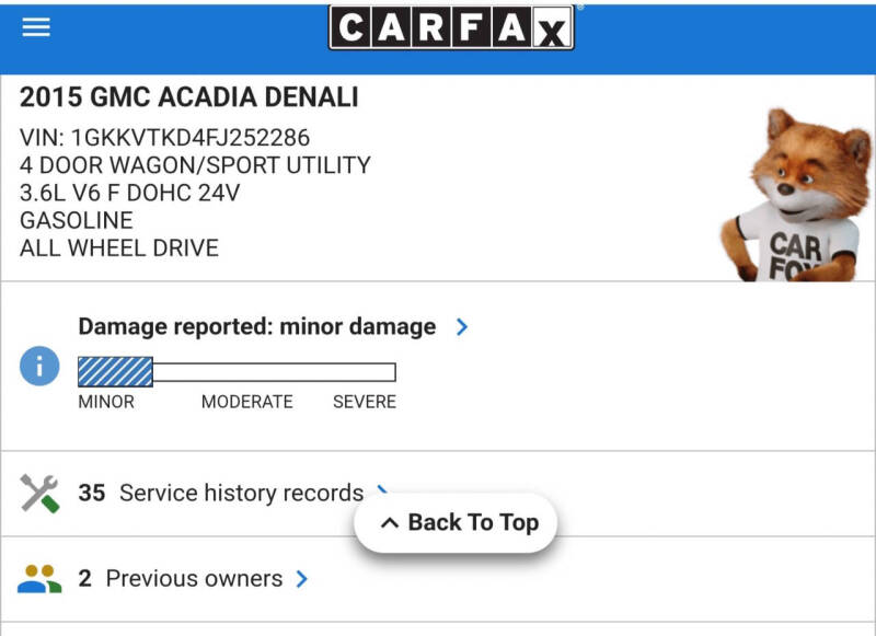 2015 GMC Acadia Denali