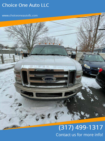 2008 Ford F-250 Super Duty for sale at Choice One Auto LLC in Beech Grove IN