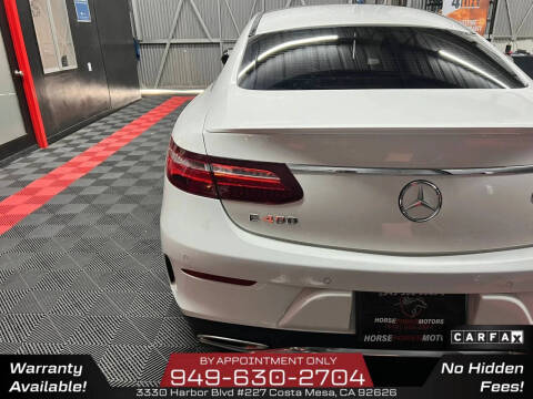 2018 Mercedes-Benz E-Class E 400 4MATIC