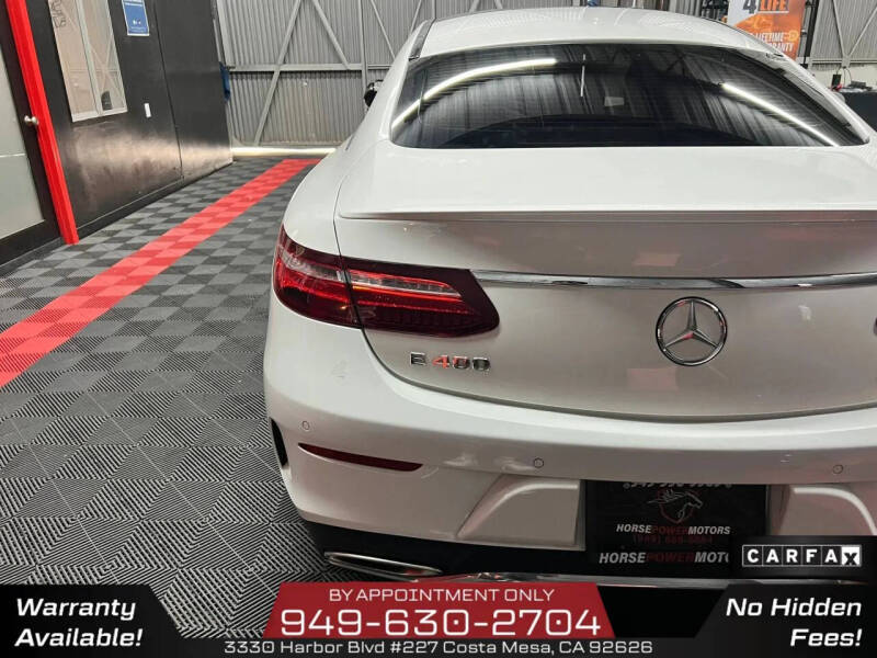 2018 Mercedes-Benz E-Class E 400 4MATIC