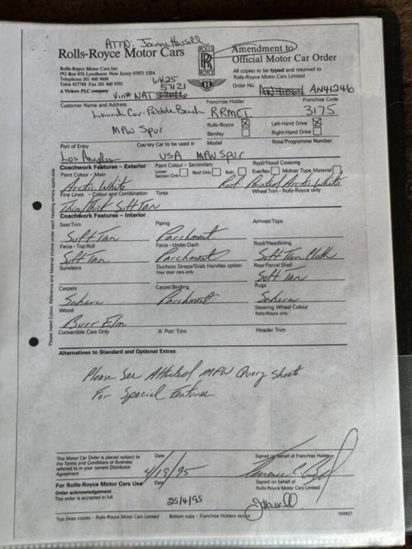 1996 Rolls-Royce Silver Spur