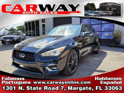 2018 Infiniti Q50 for sale at CARWAY Auto Sales in Margate FL