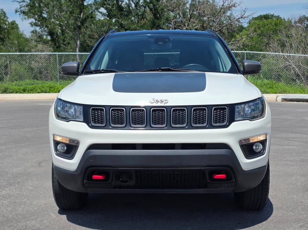 White 2021 Jeep Compass Trailhawk 4x4 Trailhawk 4dr SUV 1