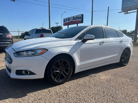 2018 Ford Fusion for sale at RPM Autos in Amarillo TX