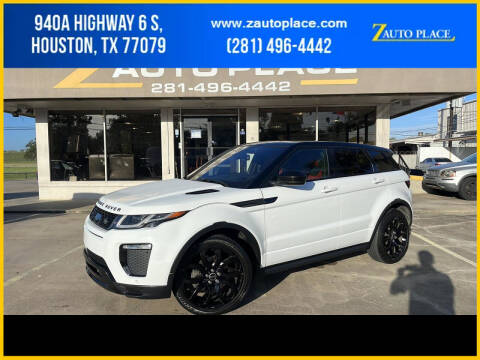 2016 Land Rover Range Rover Evoque for sale at Z Auto Place HWY 6 in Houston TX