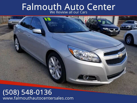 2013 Chevrolet Malibu for sale at Falmouth Auto Center in East Falmouth MA