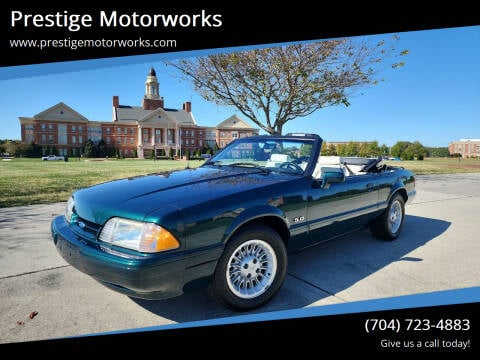 1990 Ford Mustang for sale at Prestige Motorworks in Concord NC