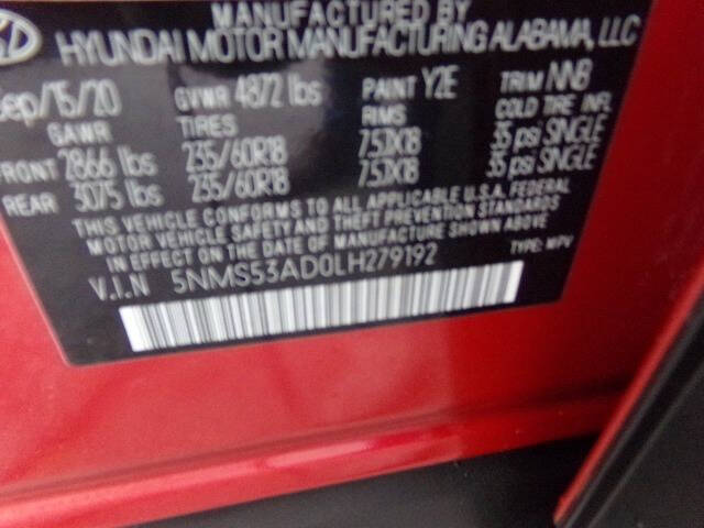 2020 Hyundai Santa Fe Limited