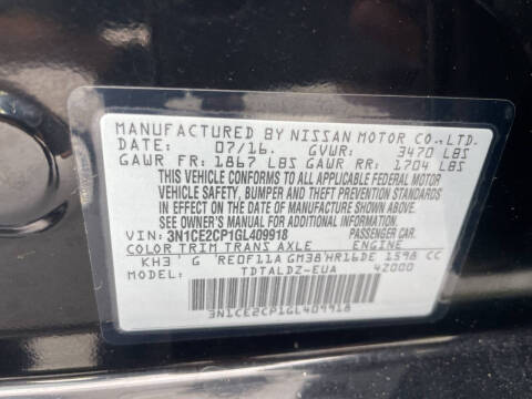 2016 Nissan Versa Note SV
