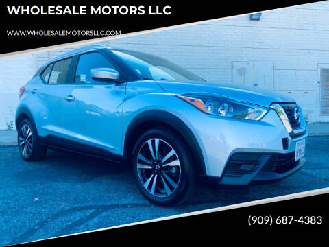 2019 Nissan Kicks for sale at WHOLESALE MOTORS LLC in Riverside CA