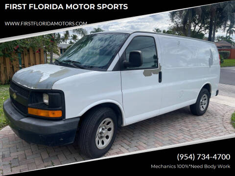 2012 Chevrolet Express for sale at FIRST FLORIDA MOTOR SPORTS in Pompano Beach FL