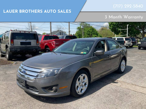 2010 Ford Fusion for sale at LAUER BROTHERS AUTO SALES in Dover PA