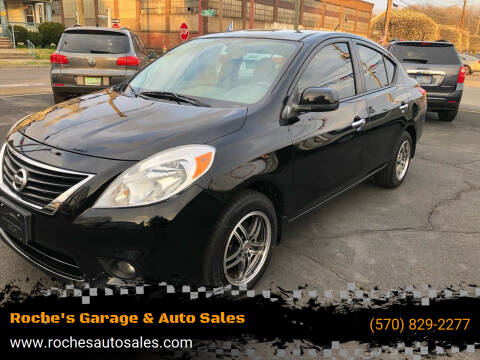 2012 Nissan Versa for sale at Roche's Garage & Auto Sales in Wilkes-Barre PA