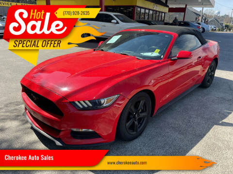 2016 Ford Mustang for sale at Cherokee Auto Sales in Acworth GA