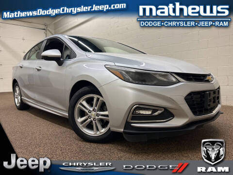 2017 Chevrolet Cruze for sale at MATHEWS DODGE INC in Marion OH