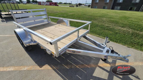 2025 H&H Trailers 60x8 Aluminum Rail Side
