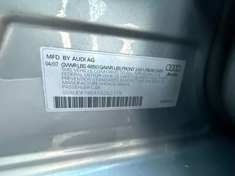 2007 Audi A4 2.0T quattro