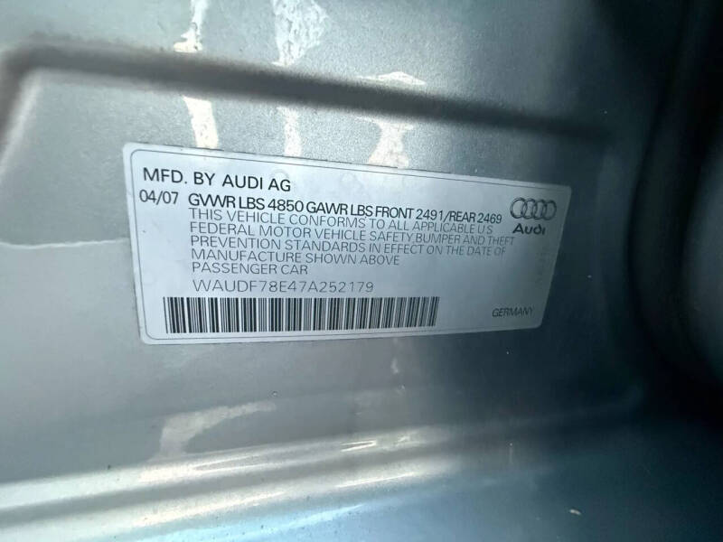 2007 Audi A4 2.0T quattro