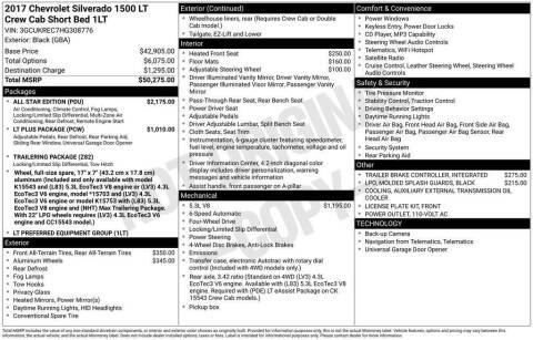 2017 Chevrolet Silverado 1500 LT