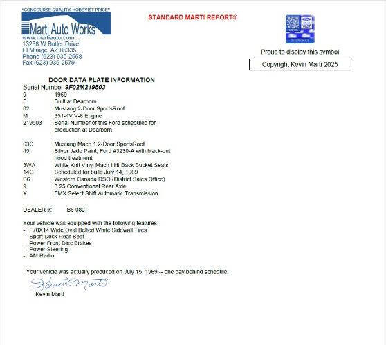 1969 Ford Mustang