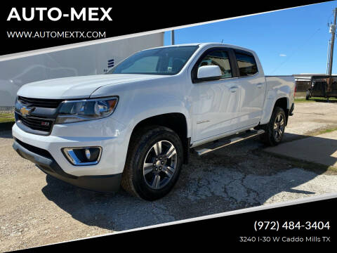 2017 Chevrolet Colorado for sale at AUTO-MEX in Caddo Mills TX
