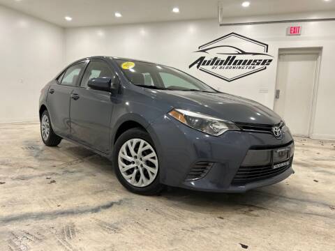 2015 Toyota Corolla for sale at Auto House of Bloomington in Bloomington IL