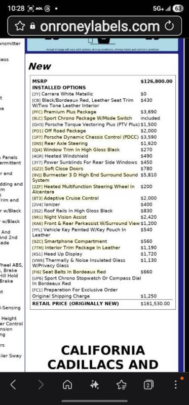 2019 Porsche Cayenne Turbo