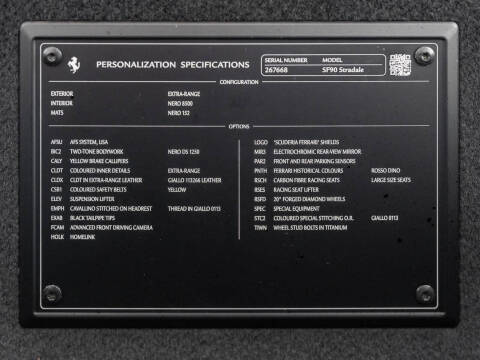 2021 Ferrari SF90 Stradale