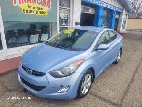 2013 Hyundai Elantra for sale at AutoMotion Sales in Franklin OH
