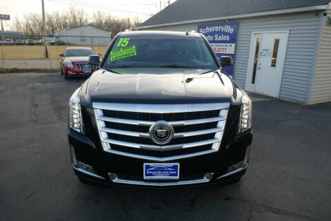 2015 Cadillac Escalade ESV for sale at SCHERERVILLE AUTO SALES in Schererville IN